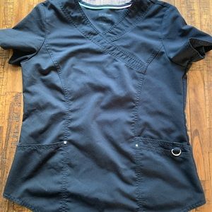 Black scrub top